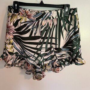 Tropical Print Shorts
